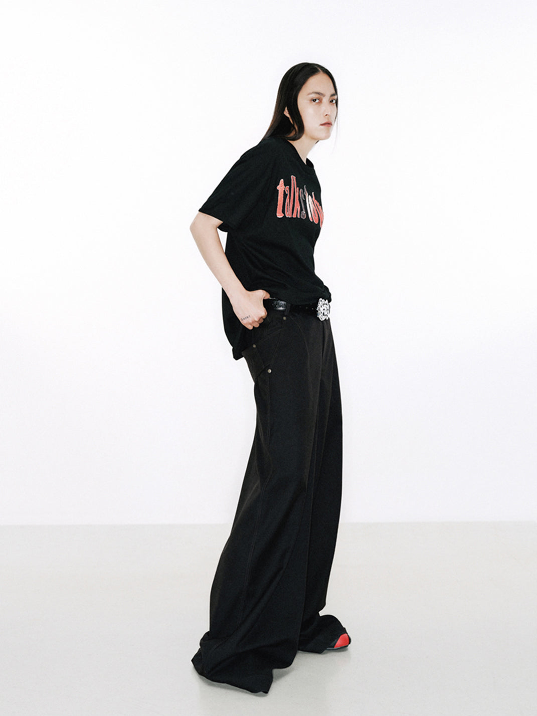 NUTEMPEROR | “Talks to Trees” Cotton Patch T-Shirt-Black - PSYLOS 1, NUTEMPEROR | “Talks to Trees” Cotton Patch T-Shirt-Black, T-Shirt, NUTEMPEROR•JAPAN, PSYLOS 1